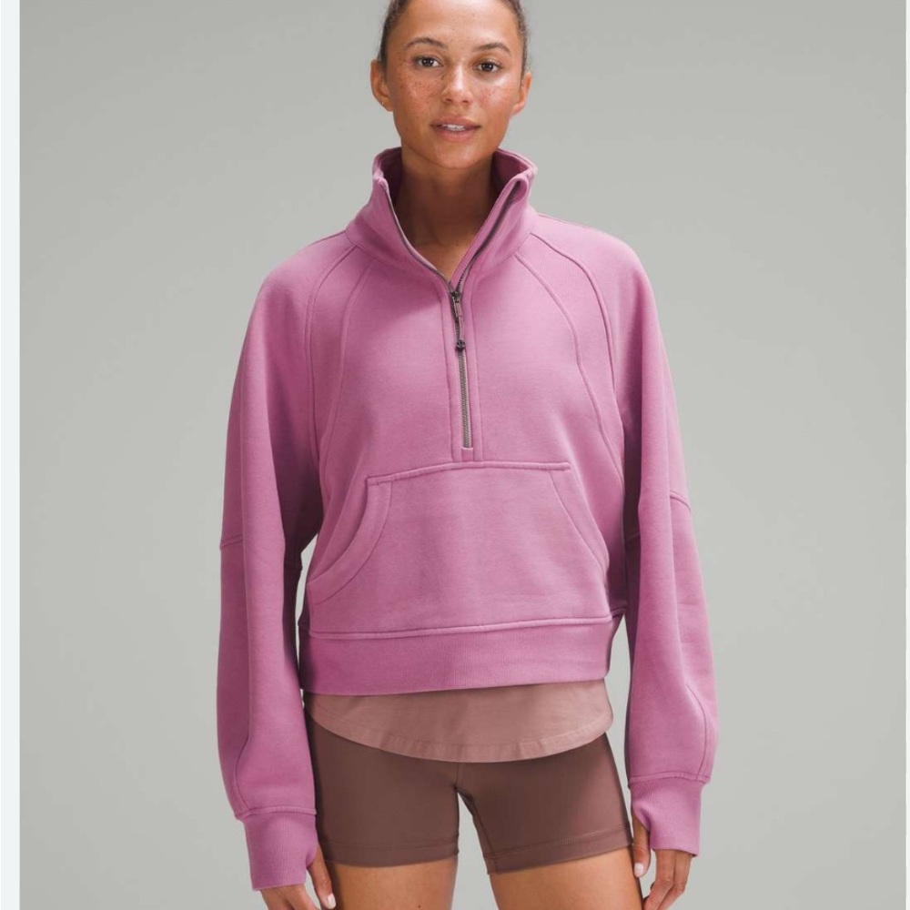 Lululemon Oversized Cropped Scuba Hoodie